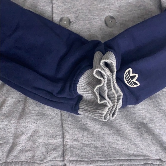 Vintage Adidas Preppy Men’s Shawl Collar Academia Cardigan sweater XL - Picture 8 of 9